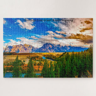 Grand Tetons Wyoming Jigzaag Puzzle Legpuzzel