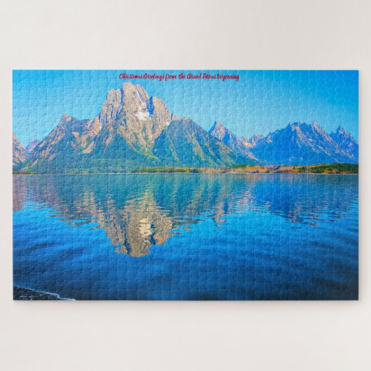 Grand Tetons Wyoming . Jigzaag Puzzle Legpuzzel (Horizontaal)