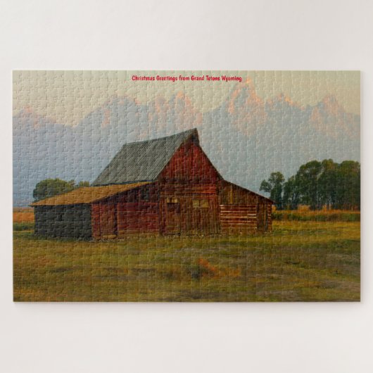 Grand Tetons Wyoming . Jigzaag Puzzle Legpuzzel (Horizontaal)