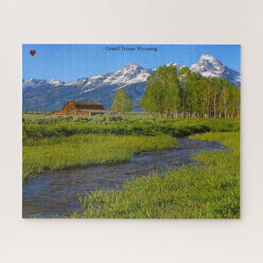 Grand Tetons Wyoming Jigzaag Puzzle Legpuzzel (Horizontaal)