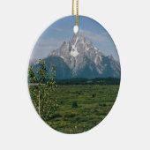 Grand Tetons- Wyoming Keramisch Ornament (Rechts)