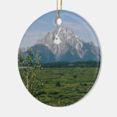 Grand Tetons- Wyoming Keramisch Ornament (Links)