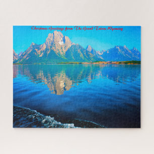 Grand Tetons Wyoming . kerstcadeautjes Legpuzzel