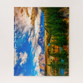 Grand Tetons Wyoming .kerstgroeten Legpuzzel (Verticaal)