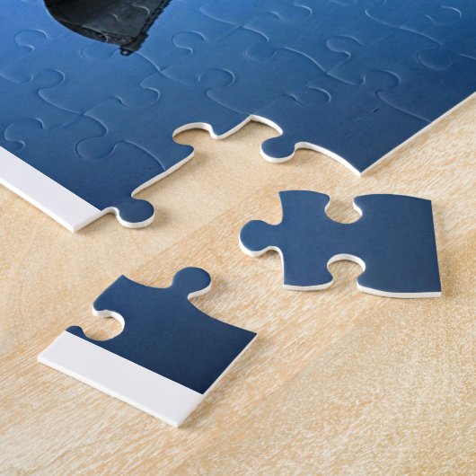 Grand Tetons Wyoming met Lake en Kayaks Puzzle Legpuzzel (Zijkant)