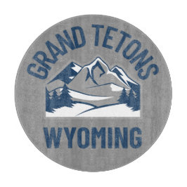 Grand Tetons Wyoming Snijplank