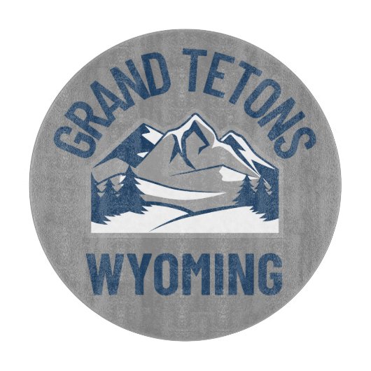 Grand Tetons Wyoming Snijplank (Voorkant)