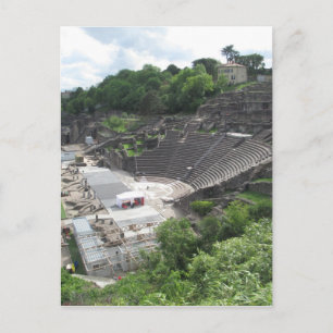 Grand Theater, Lyon Amfitheater, Roman   Frankrijk Briefkaart