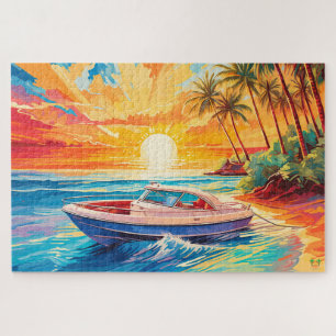 🌅Grand Theft Boat: Sunset Cruise Legpuzzel