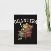 Grand Tifa Frog Funny Graphic Men Women Kaart (Voorkant)