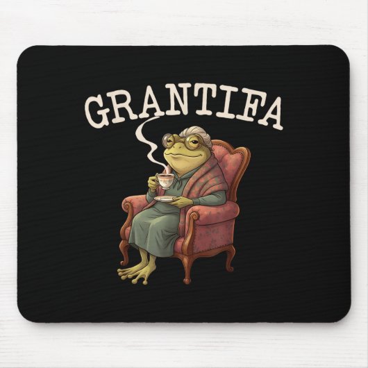 Grand Tifa Frog Funny Graphic Men Women Muismat (Voorkant)