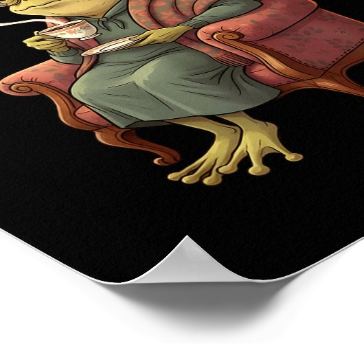 Grand Tifa Frog Funny Graphic Men Women  Poster (Hoek)