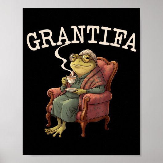 Grand Tifa Frog Funny Graphic Men Women  Poster (Voorkant)