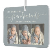 Grand To Be Grandparents 3 Photo Dusty Blue Luchtverfrisser (Links)