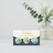 Grand Tour | Train Agent Train Bus Boat Visitekaartje (Staand voorkant)