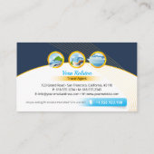 Grand Tour | Train Agent Train Bus Boat Visitekaartje (Achterkant)