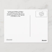 Grand Traverse Light, Michigan-Briefkaarten Briefkaart (Achterkant)