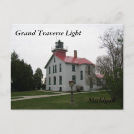 Grand Traverse Light, Michigan-Briefkaarten Briefkaart