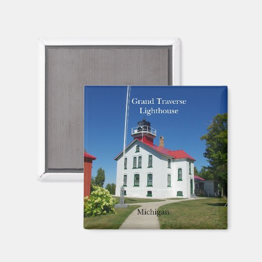 Grand Traverse Lighthouse magnet (Voorkant / Achterkant)