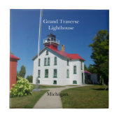 Grand Traverse Lighthouse Tegeltje (Voorkant)