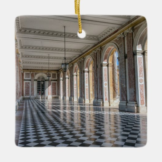 Grand Trianon peristyle in het Versailles paleis Keramisch Ornament (Voorkant)