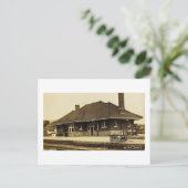 Grand Trunk Depot Pontiac Michigan Briefkaart (Staand voorkant)