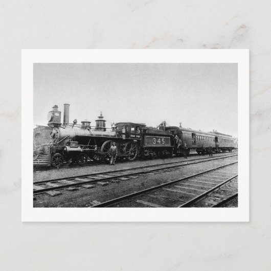 Grand Trunk Locomotive 345 -  Briefkaart (Voorkant)