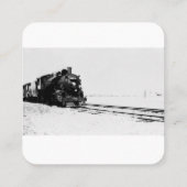 Grand Trunk Western Engine No. 5042 Business Card Vierkante Visitekaartje (Achterkant)