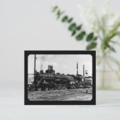 Grand Trunk Western (G.T.W.) Stoomengine #6323 Briefkaart (Staand voorkant)