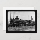 Grand Trunk Western (G.T.W.) Stoomengine #6323 Briefkaart (Voorkant / Achterkant)