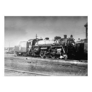 Grand Trunk Western Railroad engine #5633 Foto Afdruk
