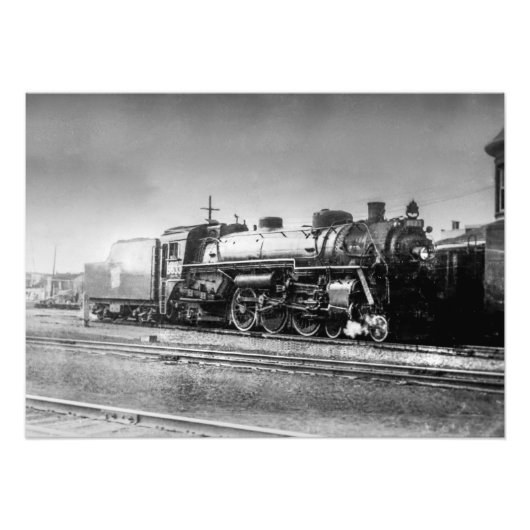 Grand Trunk Western Railroad engine #5633 Foto Afdruk (Voorkant)