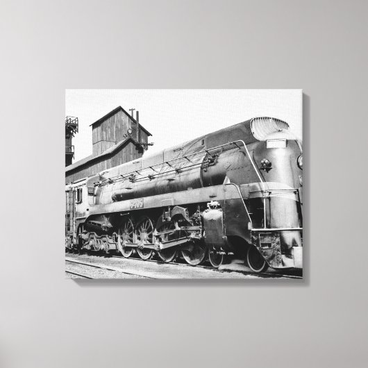 Grand Trunk Westerne motor 6405 in Chicago Canvas Afdruk (Voorkant)
