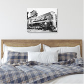 Grand Trunk Westerne motor 6405 in Chicago Canvas Afdruk (Insitu (Slaapkamer))
