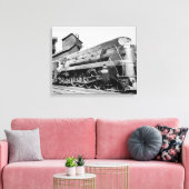 Grand Trunk Westerne motor 6405 in Chicago Canvas Afdruk (Insitu (Woonkamer))