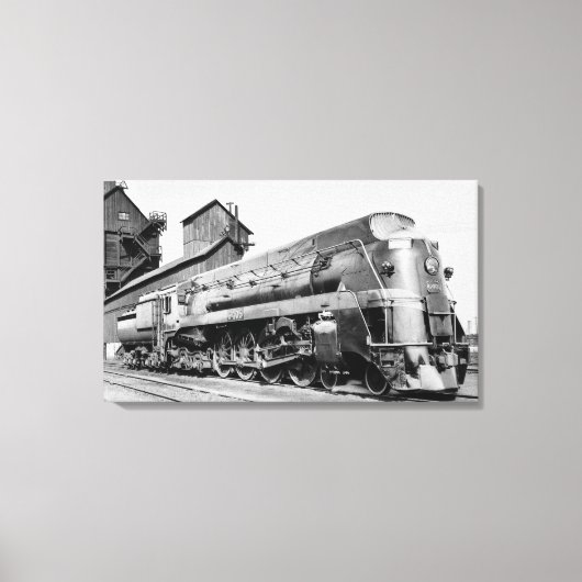 Grand Trunk Westerne motor 6405 in Chicago Canvas Afdruk (Voorkant)