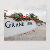 Grand Turk Beach Scene Briefkaart (Voorkant)