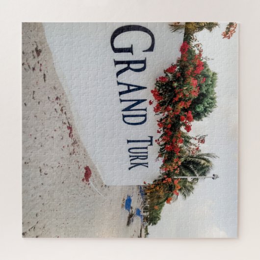 Grand Turk Beach Scene Legpuzzel (Horizontaal)