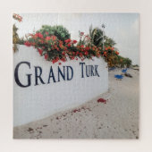 Grand Turk Beach Scene Legpuzzel (Verticaal)