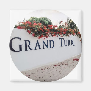 Grand Turk Beach Scene Magneet