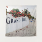 Grand Turk Beach Scene Wandkleed (Voorkant)