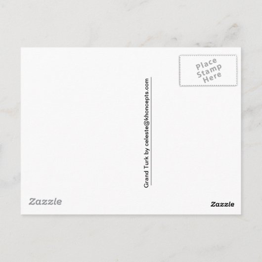 Grand Turk Briefkaart (Achterkant)
