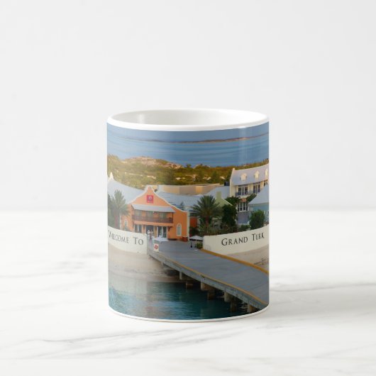 Grand Turk Fotografie op Mok, Caribisch gebied Koffiemok (Center)