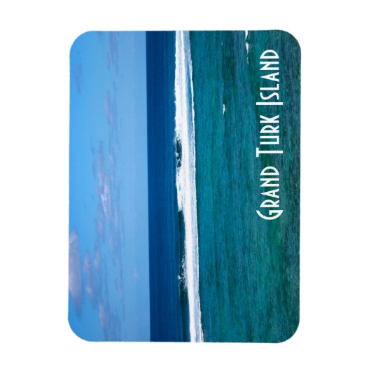 Grand Turk Island Wave Magneet (Verticaal)