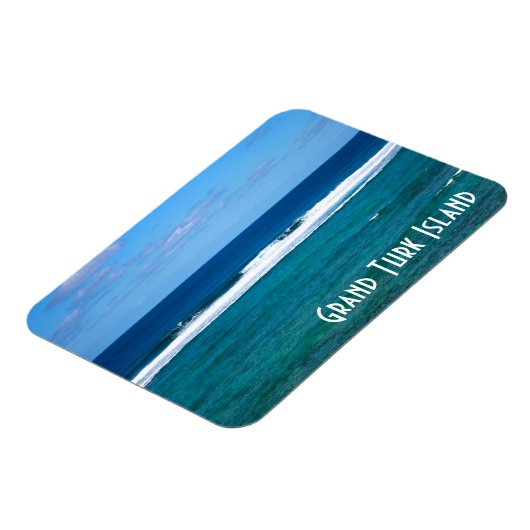 Grand Turk Island Wave Magneet (Linkerzijde)