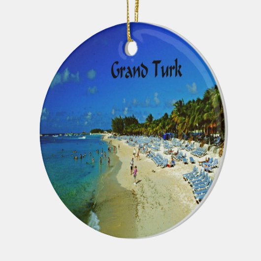 Grand Turk Keramisch Ornament (Links)