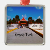 Grand Turk Metalen Ornament (Voorkant)