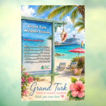 Grand Turk Turks en Caicos Conch-weerstation
