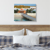 Grand Turk, Turks en Caicos, HD-fotografie Canvas Afdruk (Insitu (Slaapkamer))