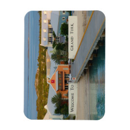Grand Turk, Turks en Caicos, HD-fotografie Magneet